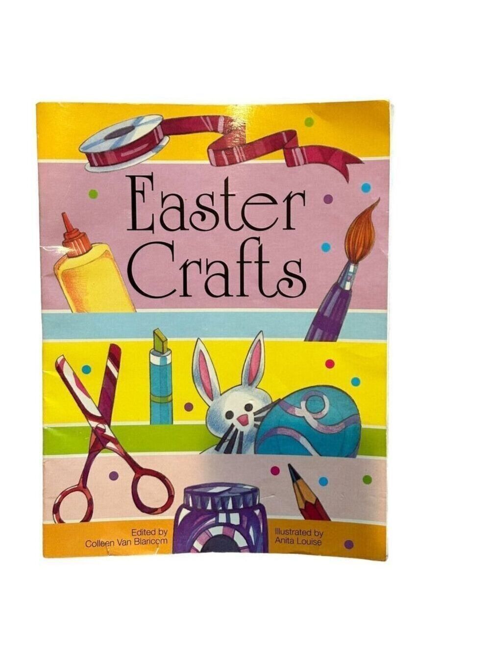 Easter Crafts by Colleen Van Blaricom Paperback very good condition